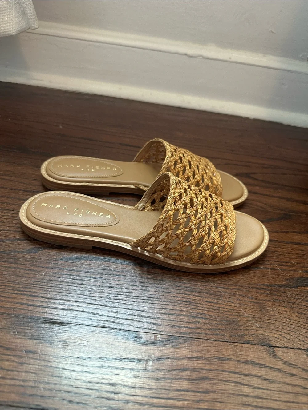 Marc Fisher Braided Slide Sandals